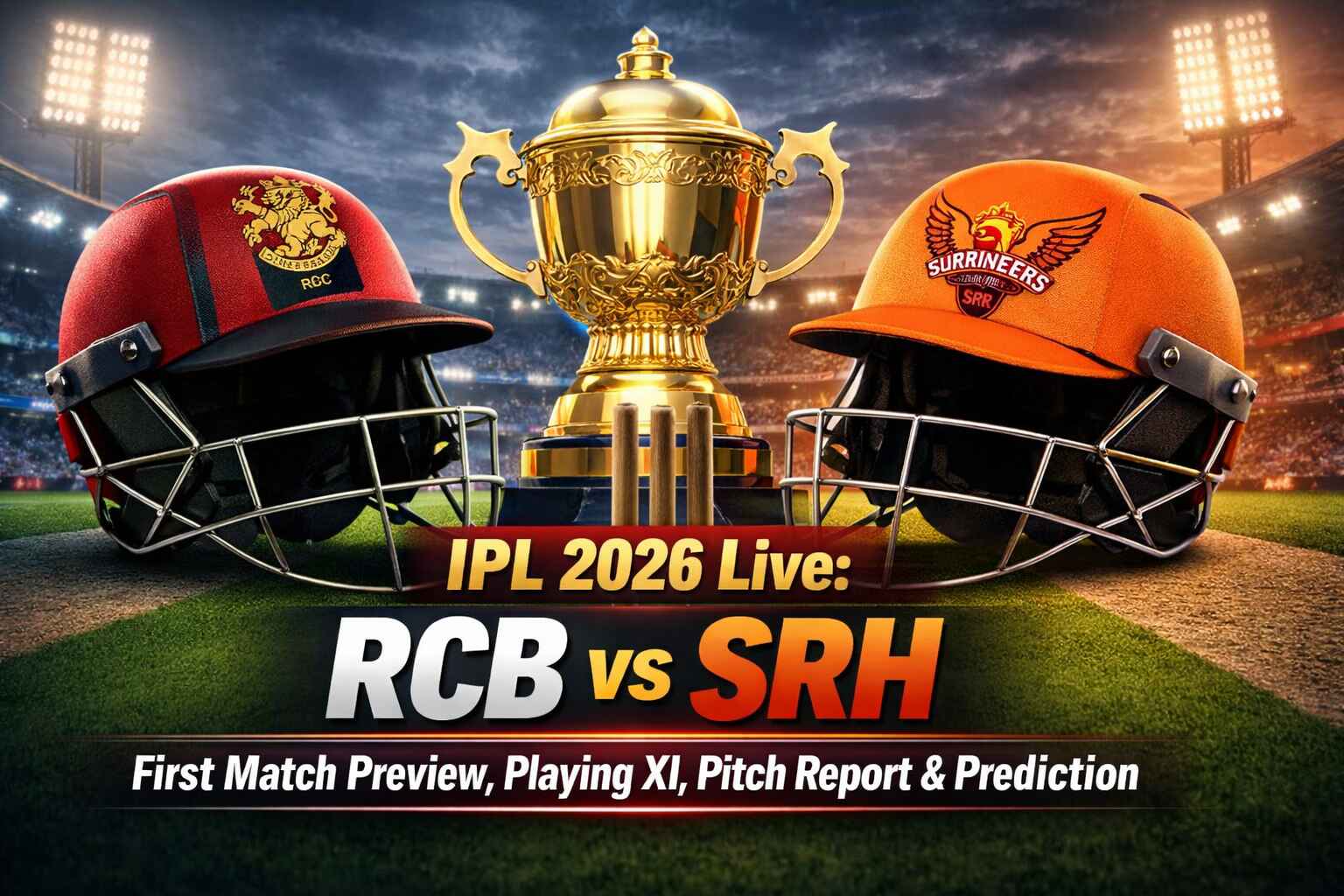 RCB vs SRH — IPL 2026 First Match